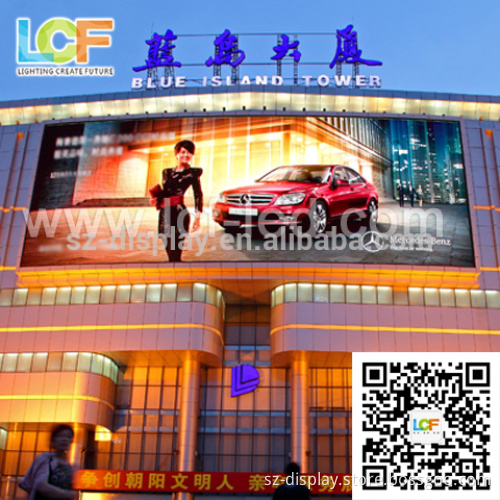 Animation Display Function display custom advertising outdoor LED video wall p10 advertising signs